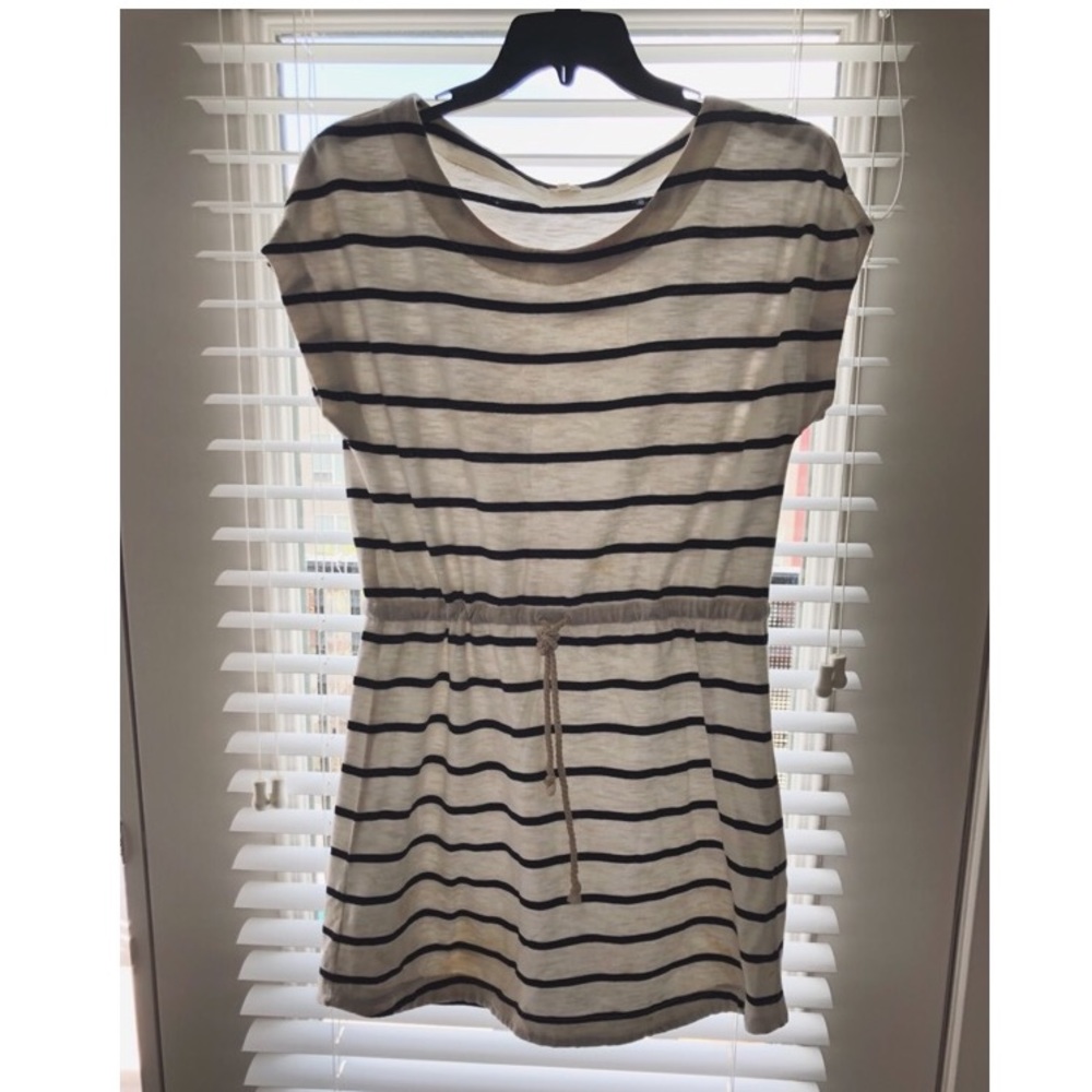 JCREW white and black summer dress